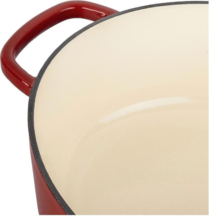 Produktbild Ballarini Bellamonte Cocotte 31 cm, oval, Rot (31 cm, Bräter + Schmortopf, Gusseisen)