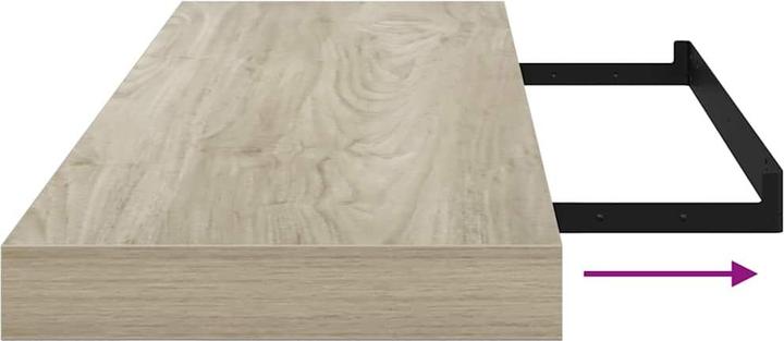 Actual product image vidaXL Wandregal (23.50 x 80 x 4 cm)