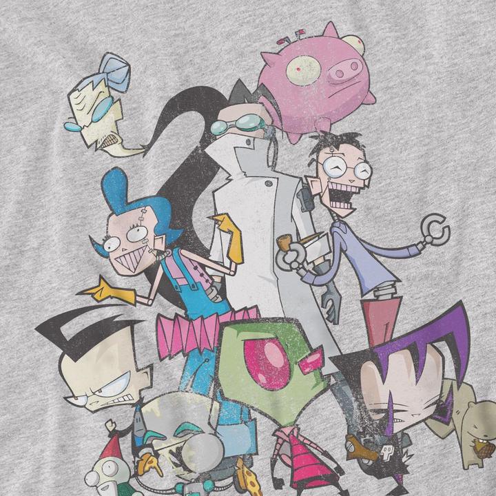 Immagine prodotto Invader Zim Maglietta Foto di gruppo Uomo (4XL)