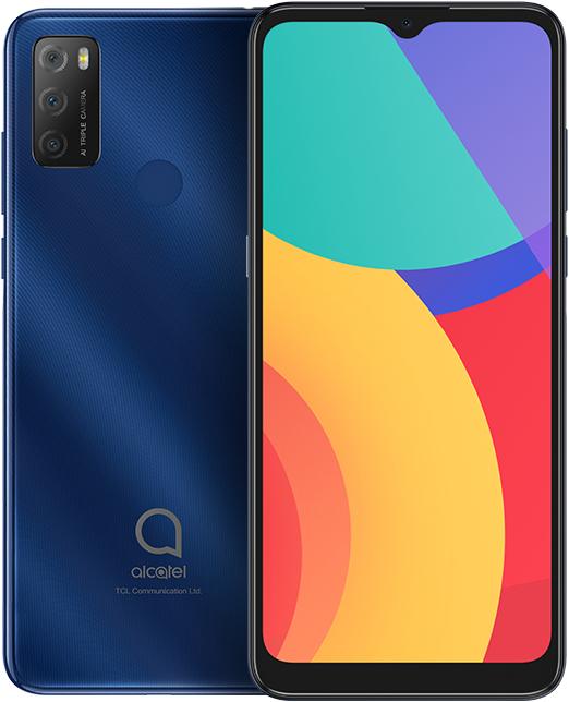 Alcatel 1S (2021) (32 Go, Bleu, 6.52", Double SIM hybride, 13 Mpx, 4G)