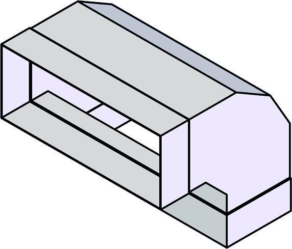 Actual product image Hastrag Elbow 45/90° for flat duct