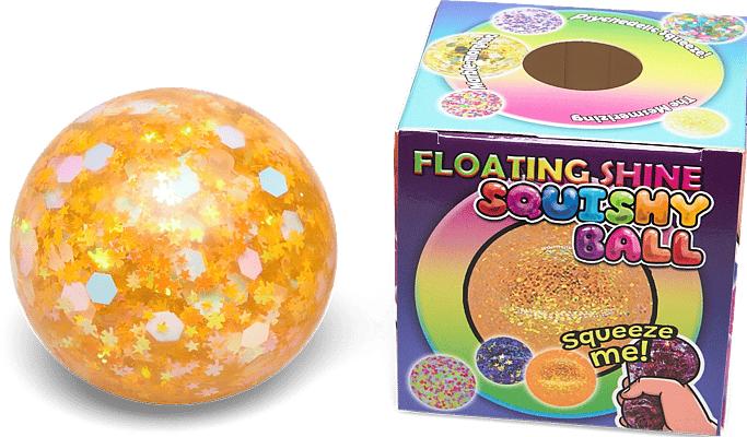 Produktbild Robetoy - SQUEEZE BALL SEQUINS ass. 6cm