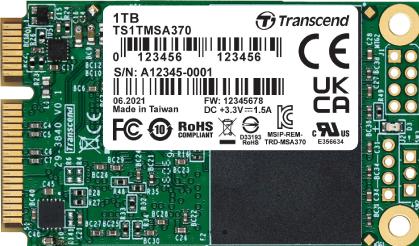 Produktbild Transcend MSA370 (1000 GB, mSATA)