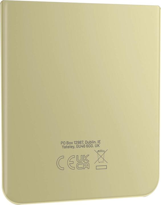 Actual product image Samsung Battery Cover B/G for F721B Galaxy Z Flip4 - bespoke yellow (Samsung Galaxy Z Flip4)