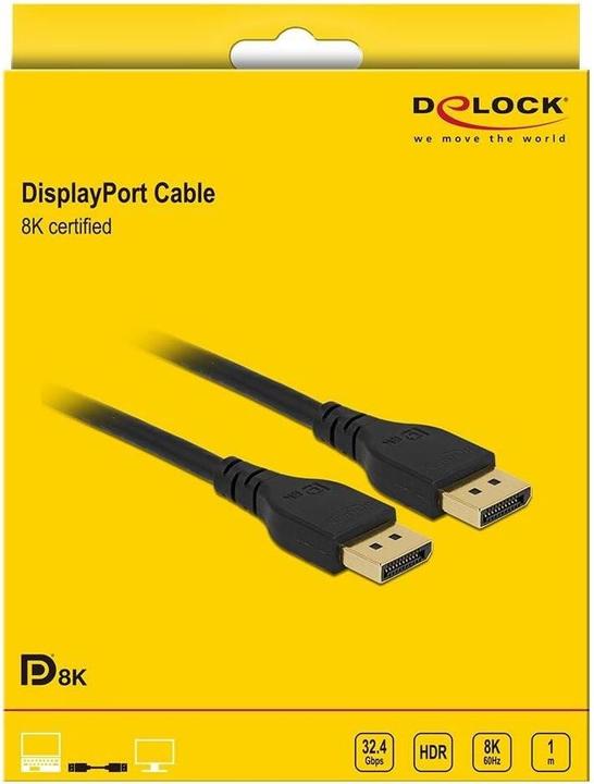 Produktbild Delock DisplayPort — DisplayPort (1.10 m, DisplayPort, 1.4)