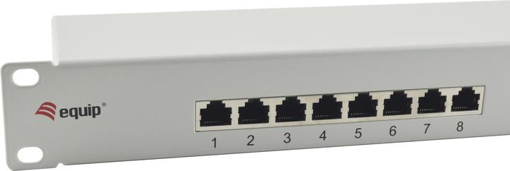 equip Patchpanel 16x RJ45 Cat6 19" 1HE grau