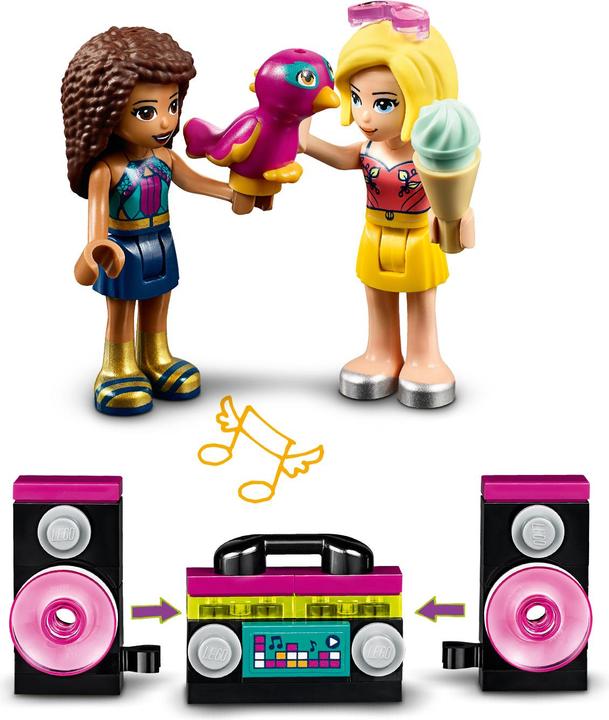 Produktbild LEGO Friends Andreas Bühne & Auto (41390)