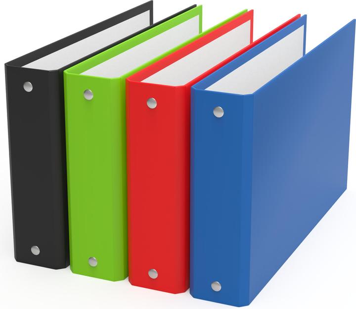 Produktbild Elba Ringbuch Querformat DIN A6, Masse: (B)105 x (H)148 mm 2-Ring-Reissmechanik, Ringdurchmesser: 25 mm (A6, 25 mm, 10 x)