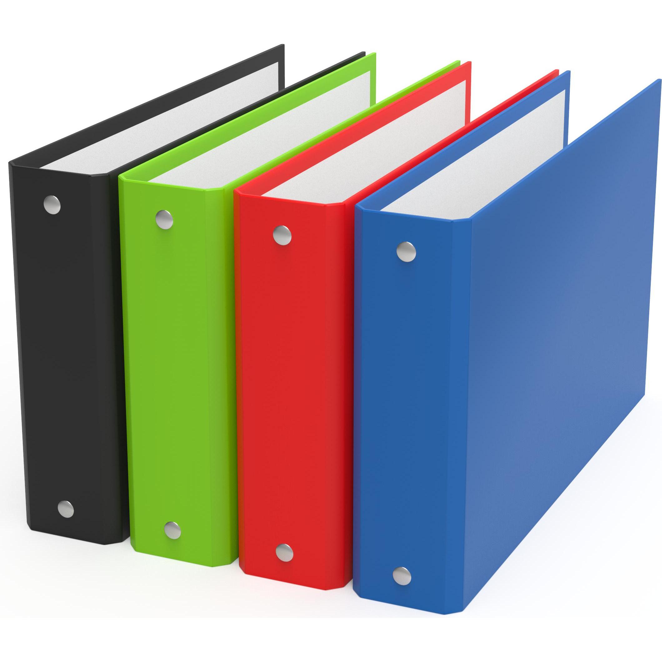 Thumbnail - Elba, Ordner, Ringbuch Querformat DIN A6, Masse: (B)105 x (H)148 mm 2-Ring-Reissmechanik, Ringdurchmesser: 25 mm (A6, 25...