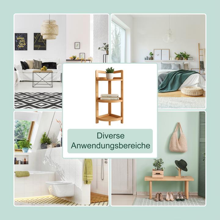 Actual product image Relaxdays Eckregal (23 x 23 x 77 cm)