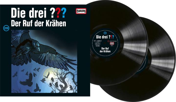 The three DREI FRAGEZEICHEN 228 - The Call of the Crows (2LP) (The three THREE QUESTION MARKS)