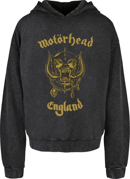 Produktbild Merchcode Motorhead - 50th Anniversary England Warpig Acid Washed Oversized Hoody - 193763 (M)