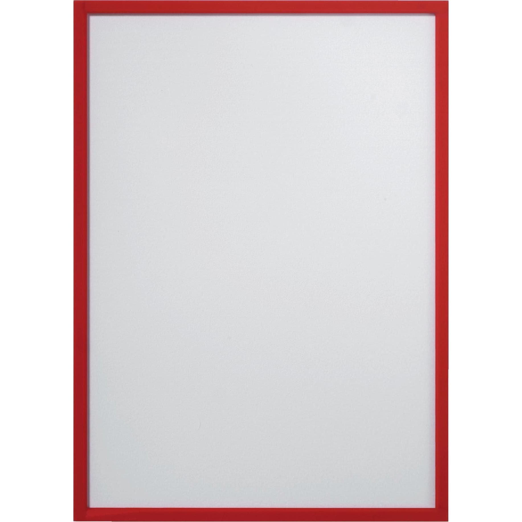 Franken, Mappe, Magnet-Tasche FRAME IT X-tra!Line, DIN A3, rot Dokumentenhalter, transparent, magnetisch, Hartfolie (A3,...