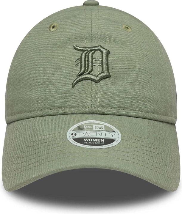 Actual product image New Era 9Twenty Damen Cap - Leinen Detroit Tigers Oliv