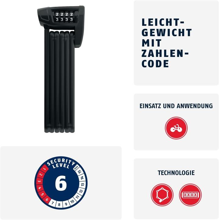 Immagine prodotto Abus Bordo Combo Lite 6150 (85 cm)