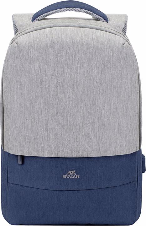 Produktbild Rivacase 7562 grey/dark blue anti-theft Laptop backpack 15.6 (15.60", Universal)