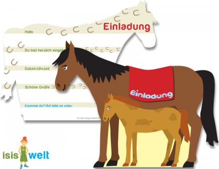 DH-Konzept Invitation horse farm (6 pcs.)
