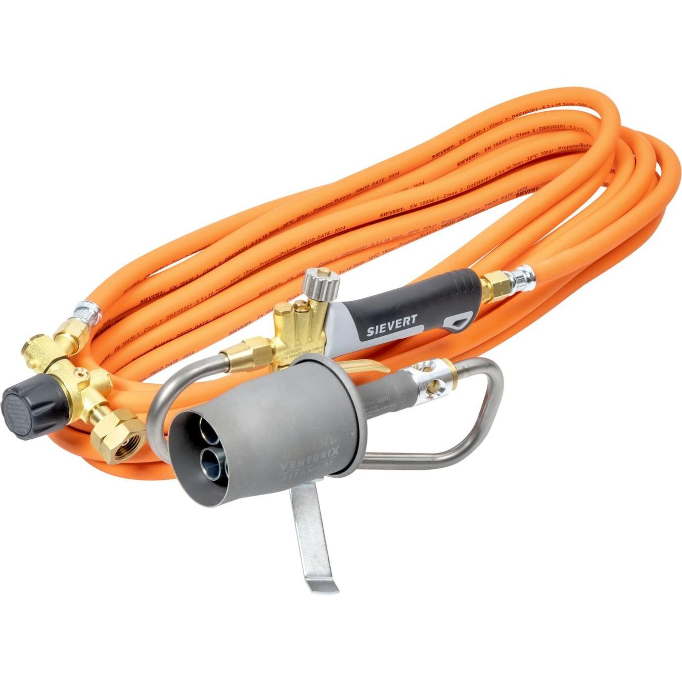 Sievert, Accessori per stazioni di saldatura, PRO Venturix Kantenaufschweissbrenner Set D60 - DIN