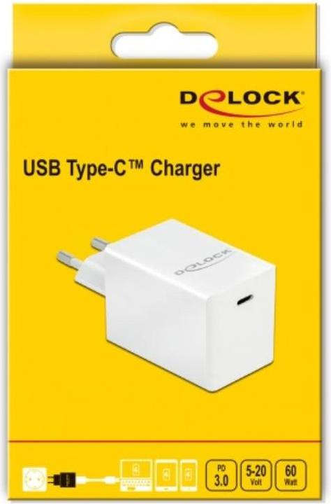 Actual product image Delock USB Wall Charger 41447 USB-C PD 3.0, 60 W (60 W)