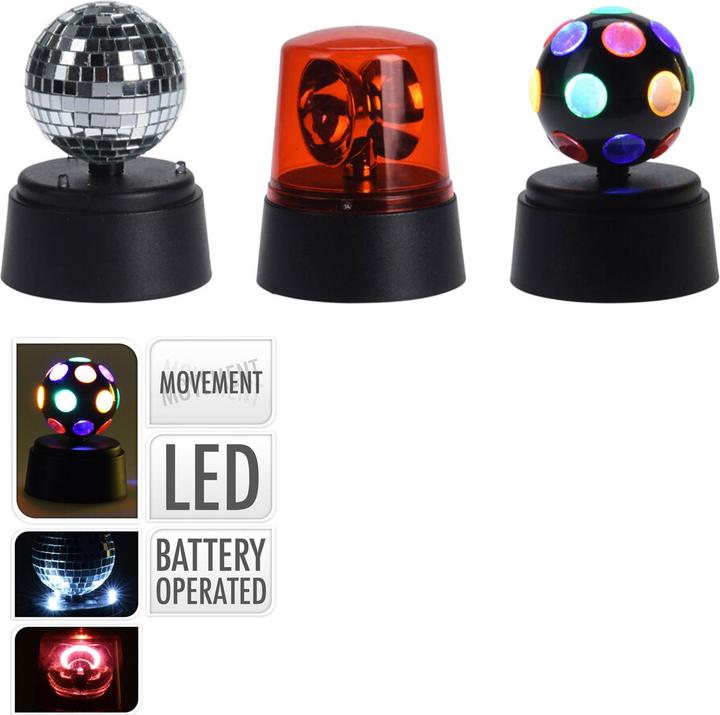 Actual product image Partylicht, 3er-Set, Diskolampe (3 pcs.)