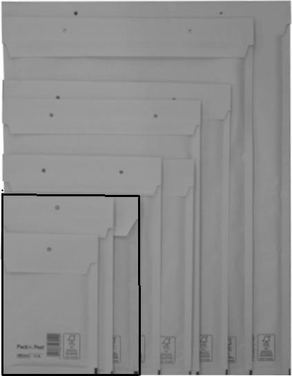 Actual product image Mailmedia Bubble envelopes, type C13, white, 15 g Outer dimensions: 170 x 225 mm, inner dimensions: 145 x 215 (100 x)