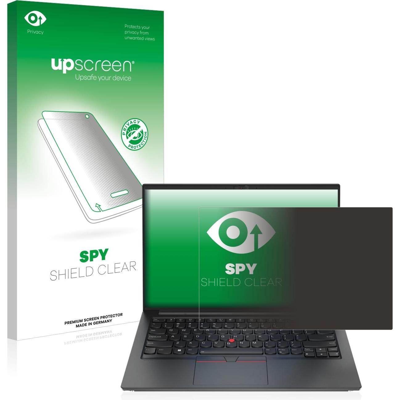 upscreen Spy Shield Blickschutzfolie (35.60", 16 : 9), Notebook Schutzfolie