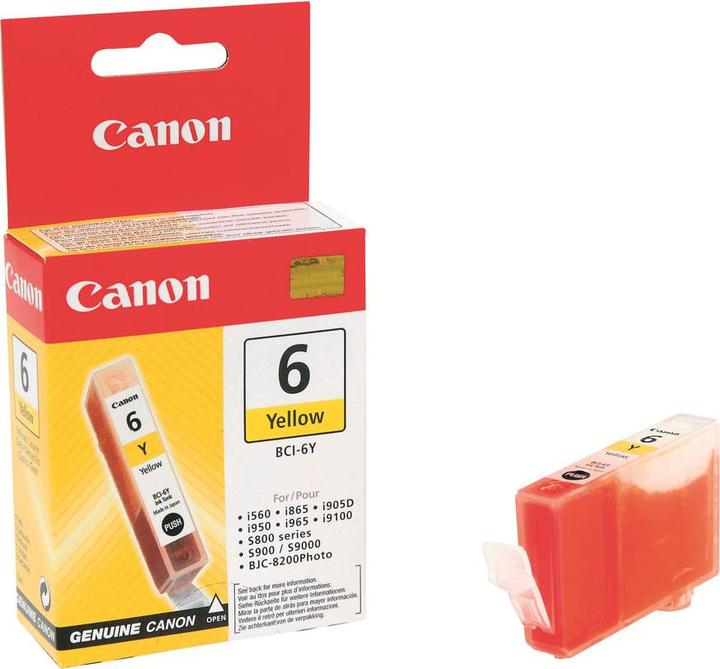 Actual product image Canon Bci-6y (Y)