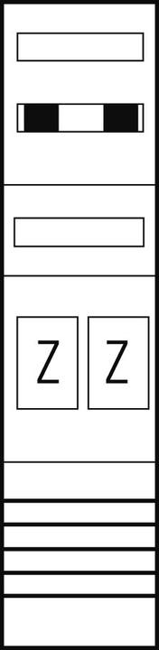 Produktbild ABN EZ17220 Zählerplatz eHZ 2Z sperrbar HS