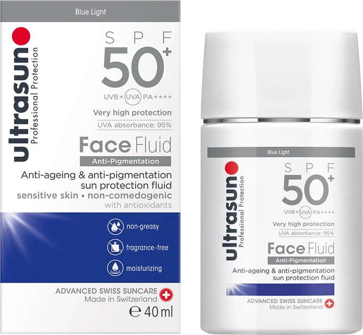 Actual product image Ultrasun Face Fluid Anti-Pigment (Sun cream face, SPF 50, 40 ml, 69 g)
