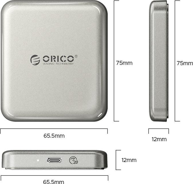 Actual product image Orico 2TB A20PLUS Type-C R2000:W1800 (2 TB)
