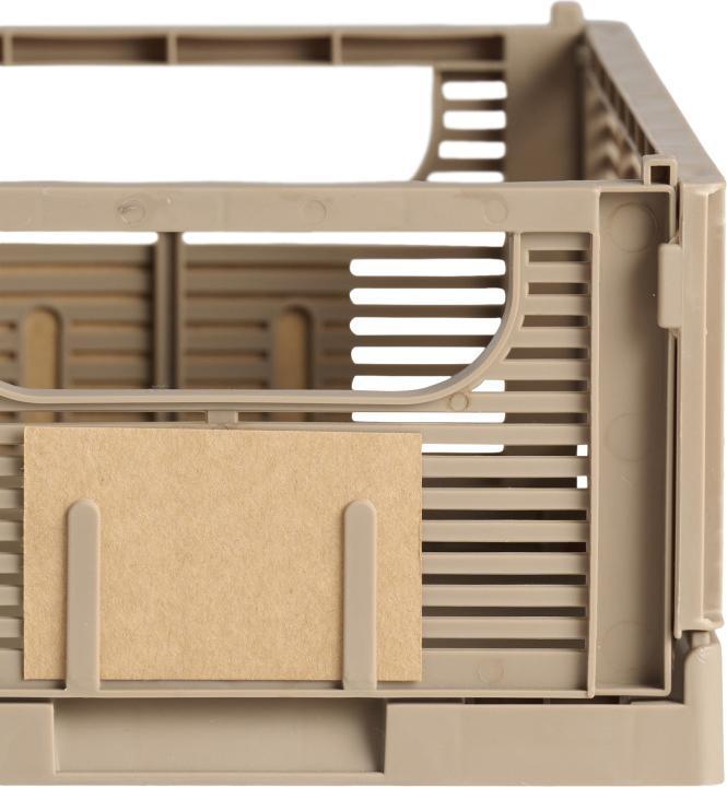 Produktbild Schou Aufbewahrungsbox DELUXE faltbar, recycled Plastic, M 2er Braun (10 cm, 3.30 l, 2x)