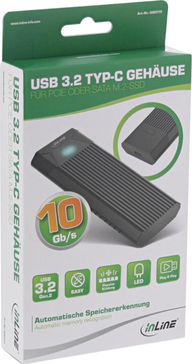 Actual product image InLine Memory housing (M.2)