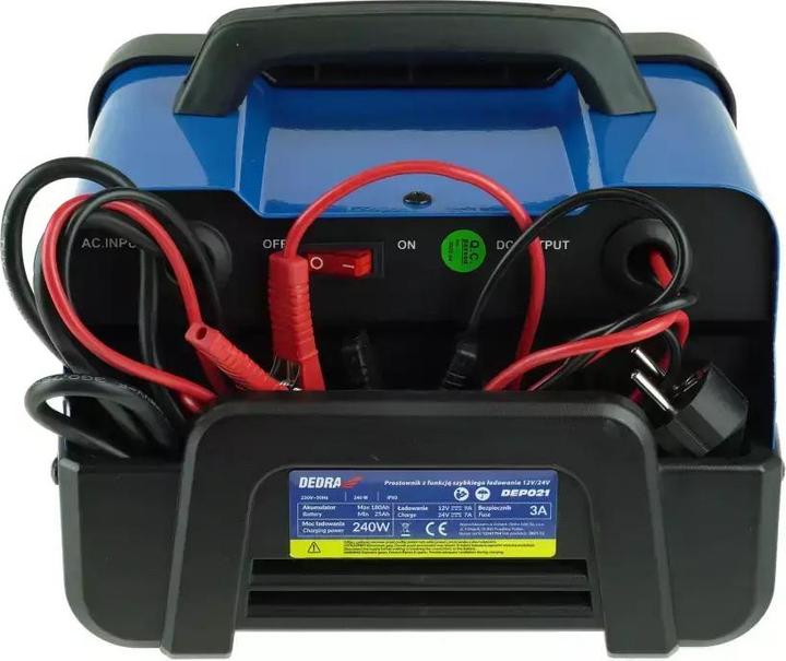 Produktbild Dedra Batterie-Ladegerät 12/24V 25-180Ah (12V, 24V)