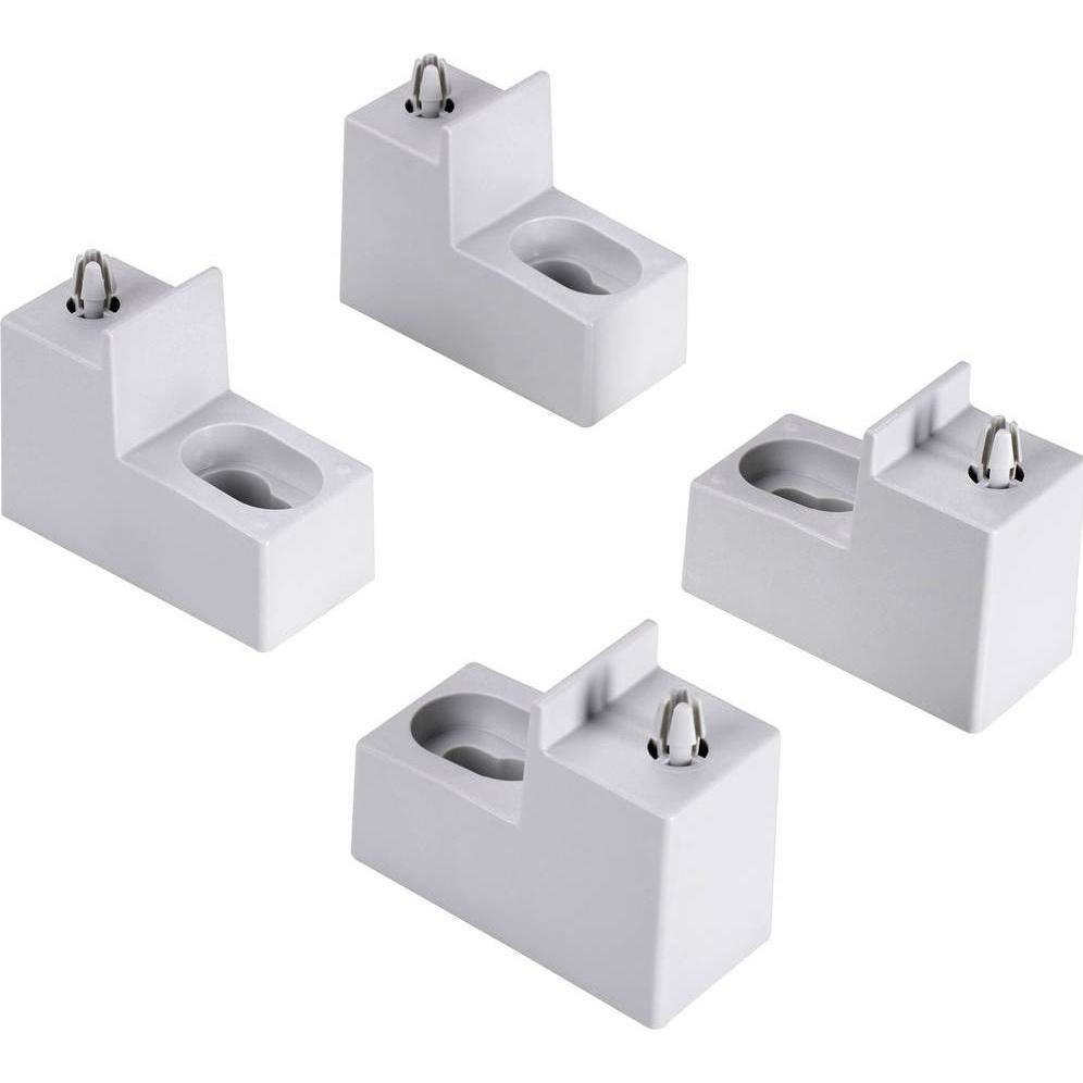 Fibox WMKQ50S Wandhalterung Lichtgrau RAL 7035 1 Set, Accessori di elettronica + Alloggiamento, Grigio