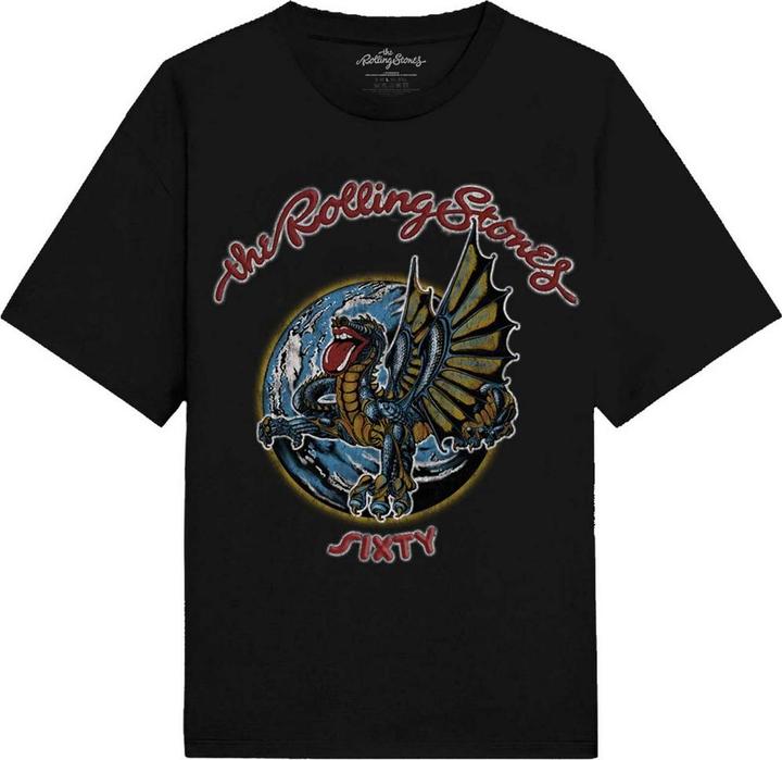 Produktbild The Rolling Stones Sixty Dragon Globe TShirt (M)