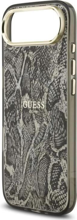 Immagine prodotto Guess - Python Pattern MagSafe (GUHMP17MHIMPYGK) - iPhone 17 Air - Black (Apple iPhone 17 Pro)