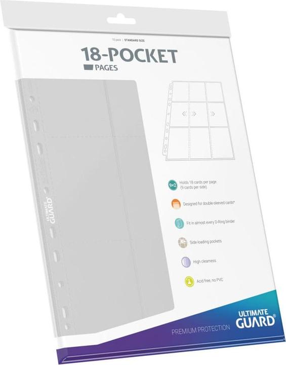Actual product image Ultimate Guard UGD010405 - 18-Pocket Side-Loading Pages (10), weiss