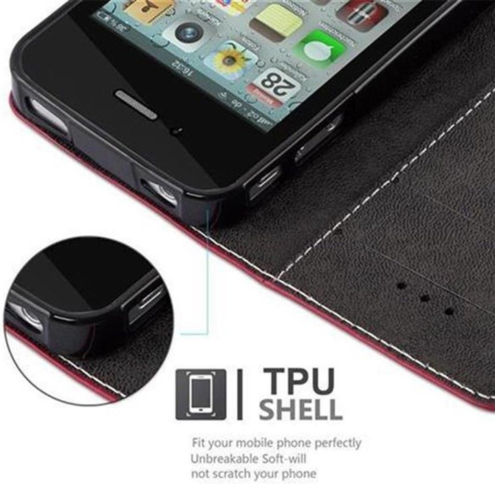 Image du produit Cadorabo Book X-Wallet Cover (G4s, Apple iPhone 4)