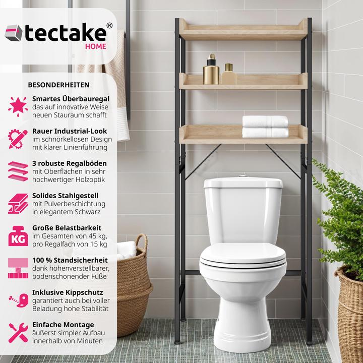 Produktbild tectake Seattle (67 x 25 x 165.5 cm)