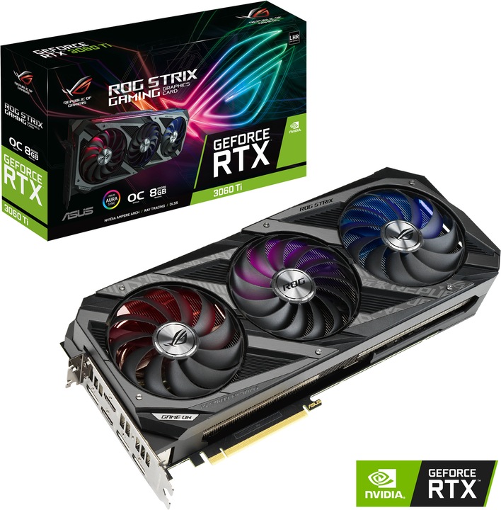 Produktbild ASUS GeForce ROG STRIX RTX 3060 Ti O8G V2 GAMING (8 GB)