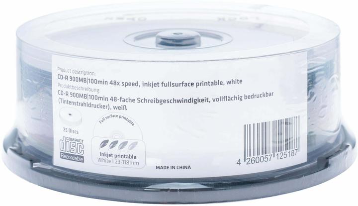 Immagine prodotto MediaRange CD-R media 900 MB, mandrino (25 pezzi) (25x)