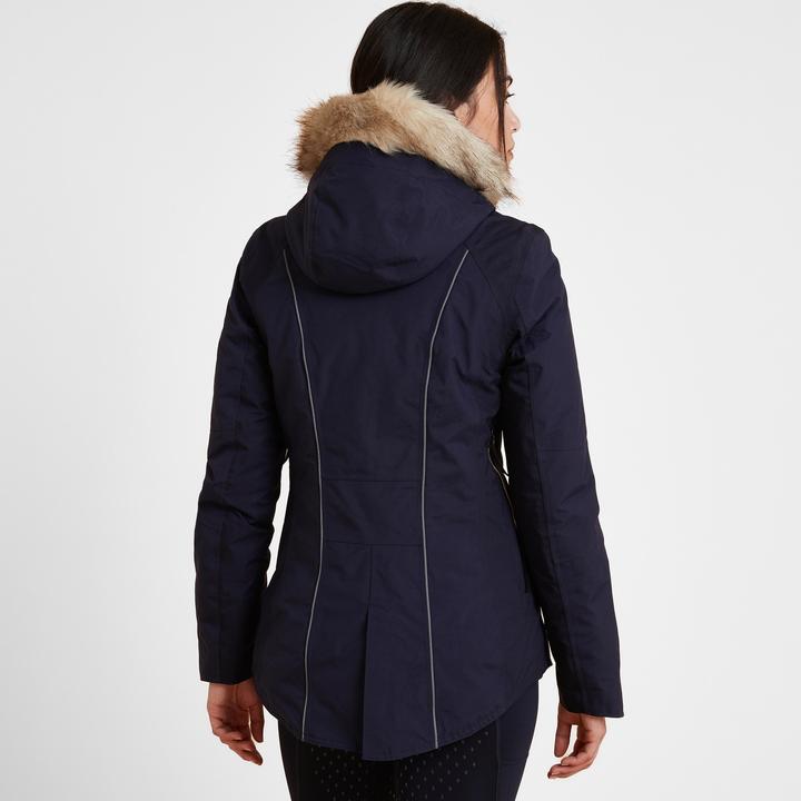 Produktbild Fouganza Winter-Reitjacke 580 wasserdicht Damen blau (XL)