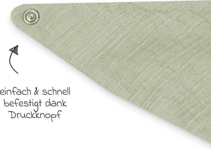 Image du produit Julius Zöllner Foulard triangulaire Mousseline Lime