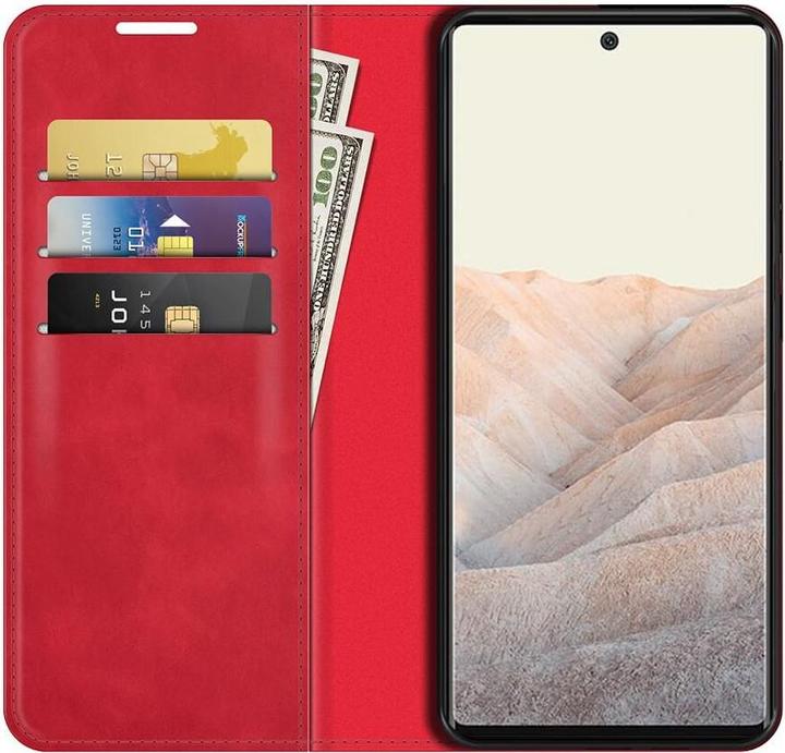 Image du produit Cover-Discount Google Pixel 6 Pro - Stand Flip Case Housse rouge (Google Pixel 6 Pro)