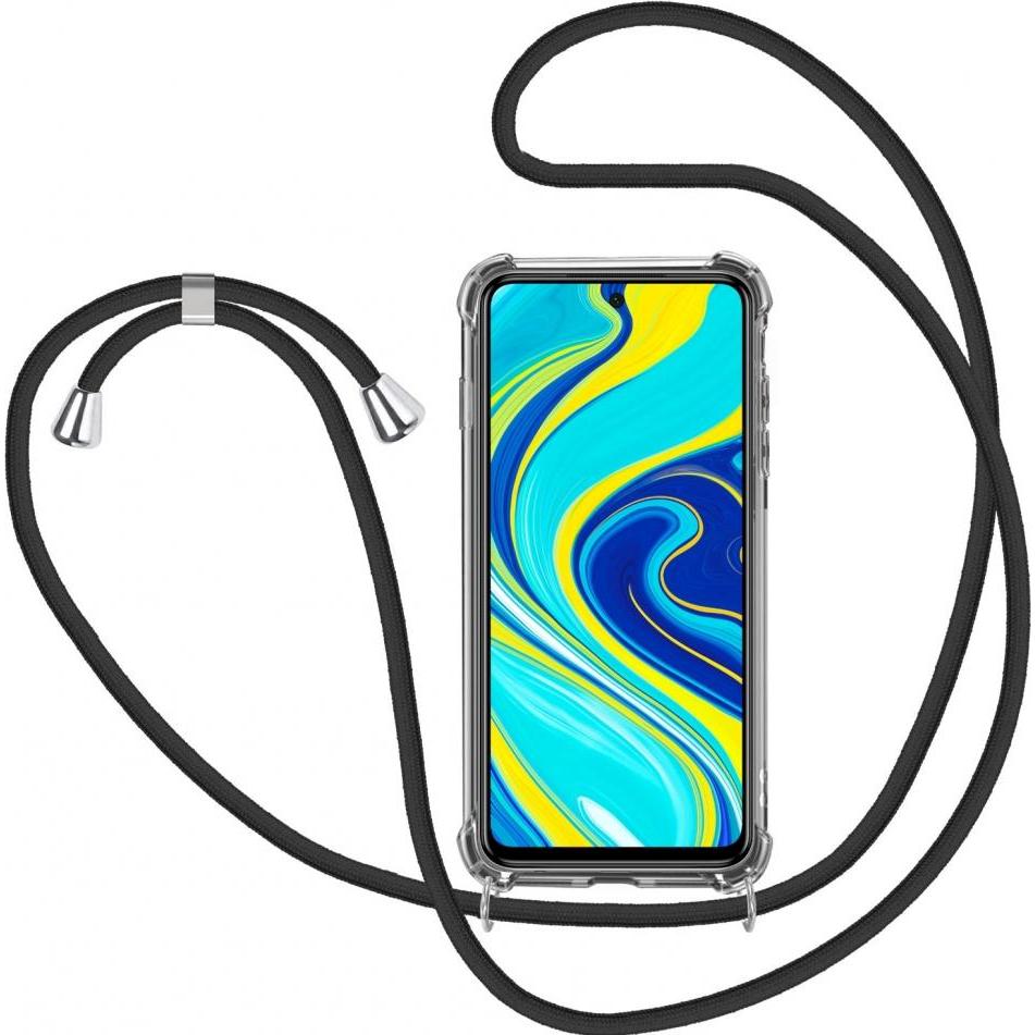 Screenguard Xiaomi Redmi Note 9S Loopster Necklace Hülle, Handykette, Transparent