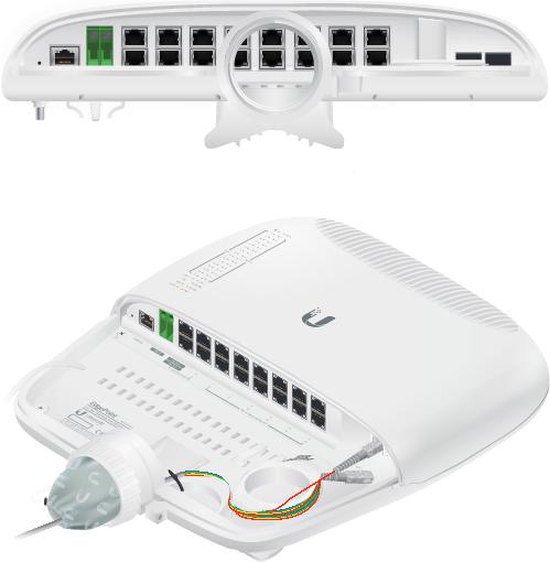 Productafbeelding Ubiquiti EdgePoint S16: 6-poorts (PoE) schakelaar (16 ports)