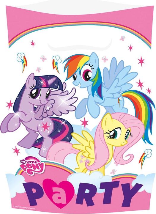 Actual product image Amscan My Little Pony Loot bags, 8pcs.
