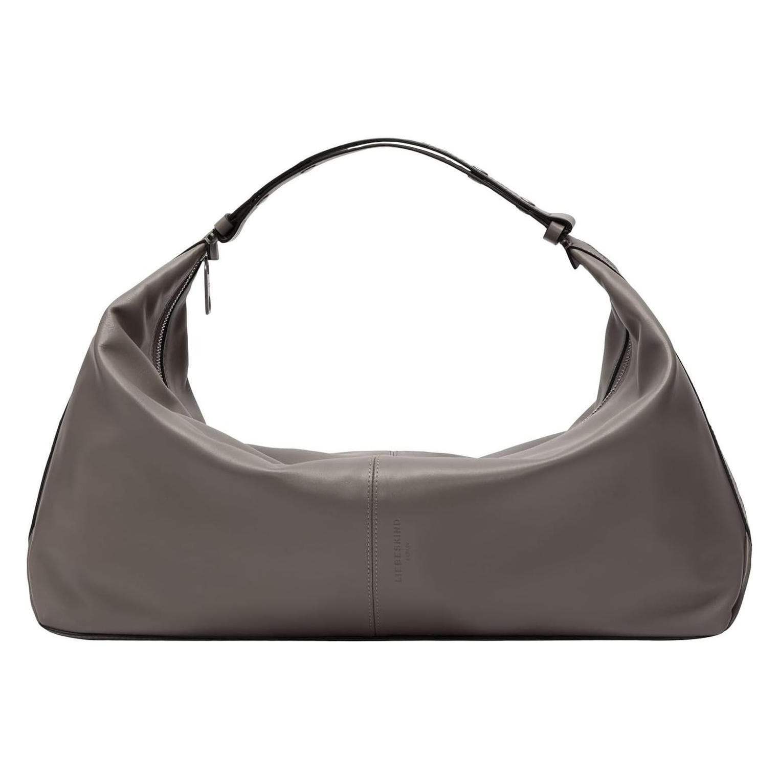 Liebeskind Berlin, Damen, Handtasche, Paris Biker Hobo Bag L Wood, Beige