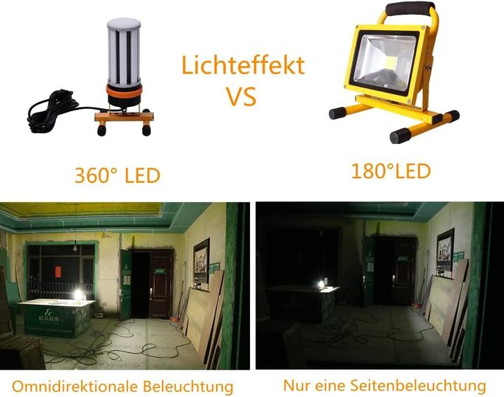 Actual product image MeFard LED construction spotlight ALT-W01B-45 (5400 lm)