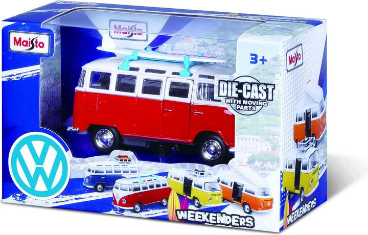Image du produit Maisto 1:36 car model VW Van Samba, assorted, 21237